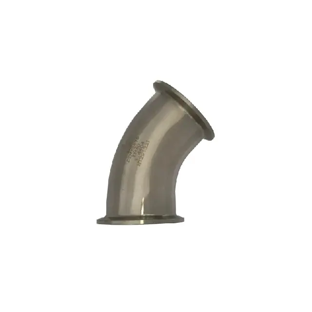 CLAMP DIN 32676 SS/316L POTRUBNÍ KOLENO 45° - DN65, Clamp 91mm, 25 Bar Výprodej