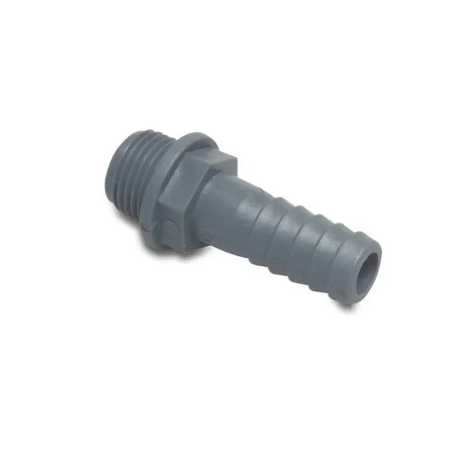 HADICOVÝ TRN-PP AG/PN10 - Polypropylén šedý, trn 38 mm / AG 1.1/4", 6 bar Zlevněný