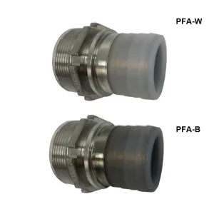 HADICOVÝ TRN 2817 AG SS/316PFA-W - zářezný trn, bílé PFA 2mm, DN 50 mm, záv. AG 2", PN 25 bar Nejlepší Cena