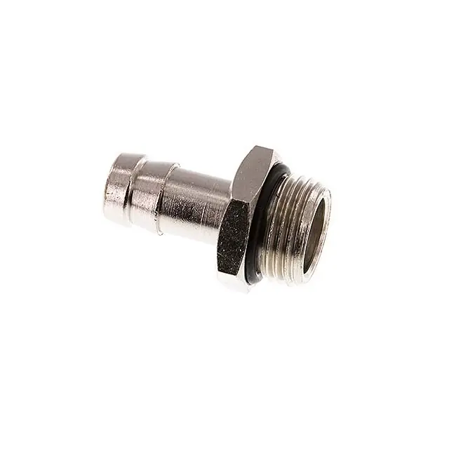 Oblíbený HADICOVÝ TRN AG MS/NI ZÁŘEZNÝ -OKR. NBR PN30 Bar - vnější AG 1/8", trn 6 mm, CH=14 mm