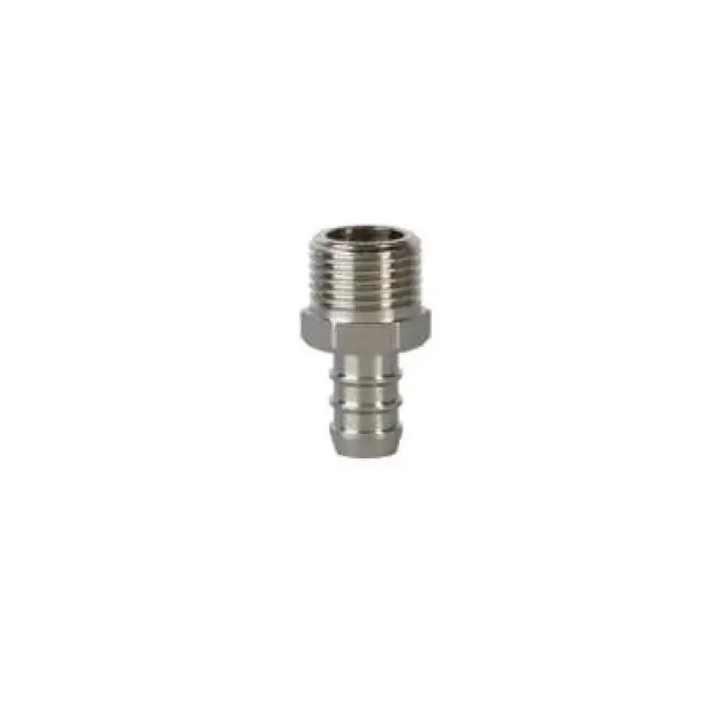 MALE TRN SA FLAT MS/NI PN 10 - nikl. zářezný trn 13 mm se šestihranem, MS, AG 1/2" (na tupo) Akční Cena