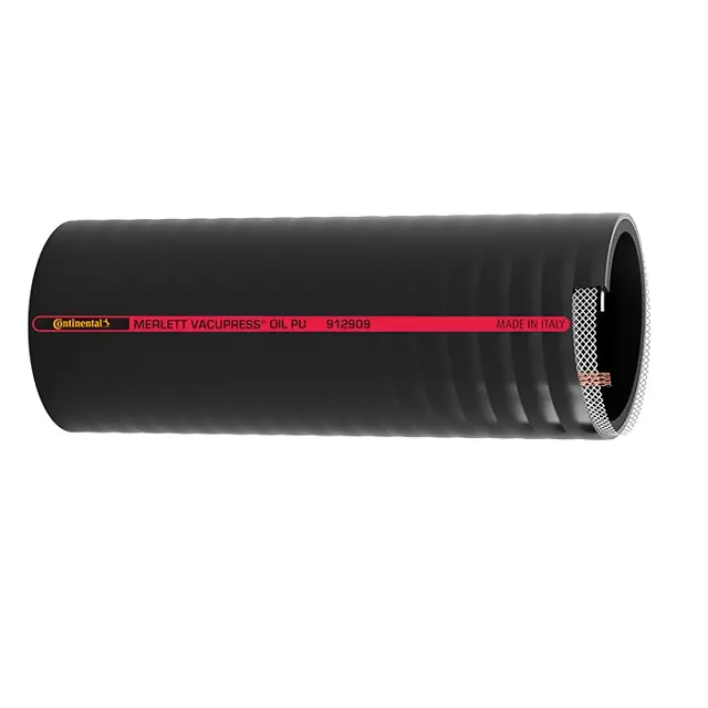 Dokud Zásoby Vydrží MERLETT 90/106 VACUPRESS OIL PU SPL AS - Tlaková a sací antistatická hadice pro ropné produkty, 10 bar