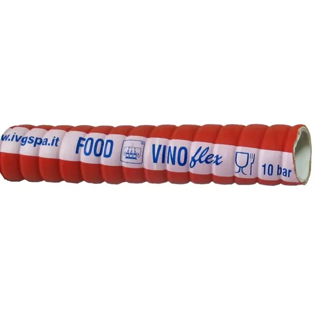 IVG COLBACHINI 80/93 DRINKTEC PREMIUM FLEX 10/SPL - Tlaková a sací vrapovaná hadice pro potravinářské produkty a alkohol do 96%, 10 bar -40°/+120°C Expresní Doručení