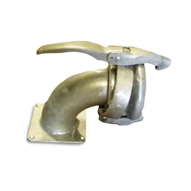 Nízká Cena PERROT HÁK TRN S ČTVERCOVOU PŘÍRUBOU 90° - ocel. pozink. 6" potrubí, 159 mm x DN150, PN10 bar-180x180