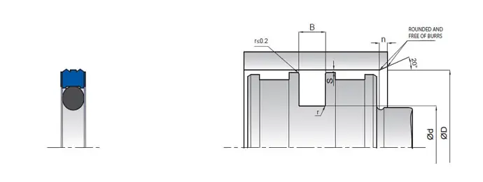 Expresní Doručení HENNLICH 67,5x80x5,5 DK140 H-PU/NBR omegat