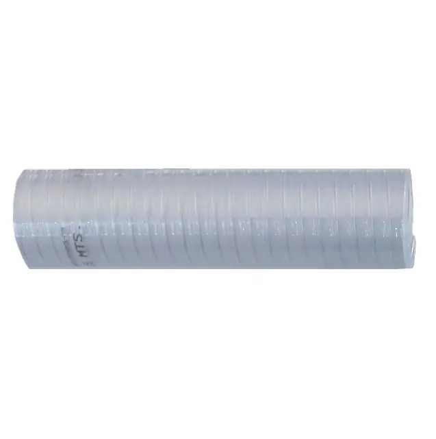 Rychlé Dodání ESPIROFLEX 127/144 DRINKTEC TRANSMETAL - Transparentní tlaková a sací hadice pro potravinářské produkty, PVC, -10/+60°C