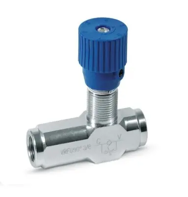 Cenová Bomba Ventil škrtící jednocestný VRFU 90°G1/2 kolečko - Náhrada za code:V0583, 350 bar