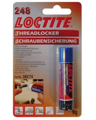 LOCTITE 248 BC 9 G - zajišťování závitů -blistr Super Cena