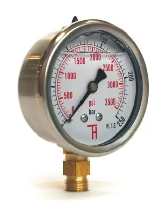 Vysoce Kvalitní Manometr 0-40 Bar G1/4 SV pr.63 gly