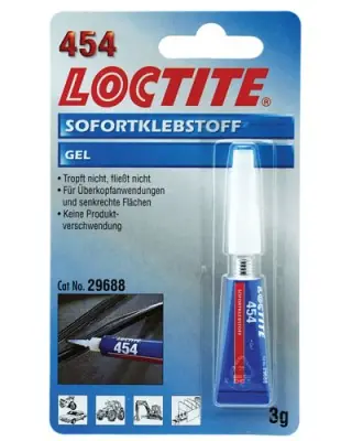 LOCTITE 454 3 G - vteřinové lepidlo gel Cenová Bomba