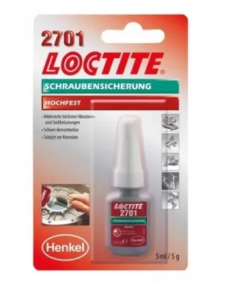LOCTITE 2701 BC 5 ML - zajišťovač závitů-blistr Oblíbený