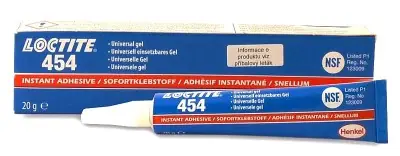 LOCTITE 454 TB 20 G - vteřinové lepidlo gel Omezená Nabídka