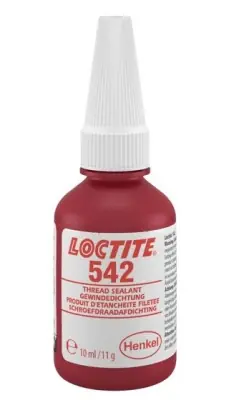 LOCTITE 542 BO 10 ML - těsnění trubkových závitů Koupit Online