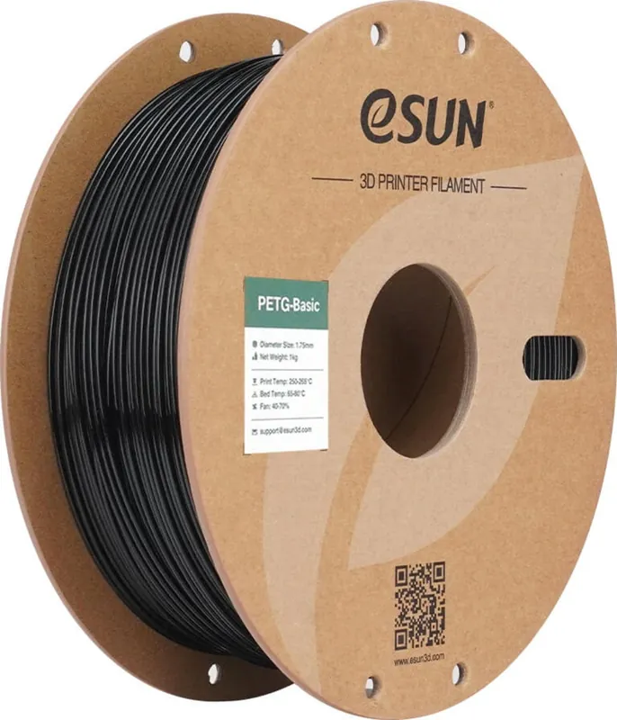 Nízká Cena eSUN PETG-Basic Black, 1,75 mm / 1000 g