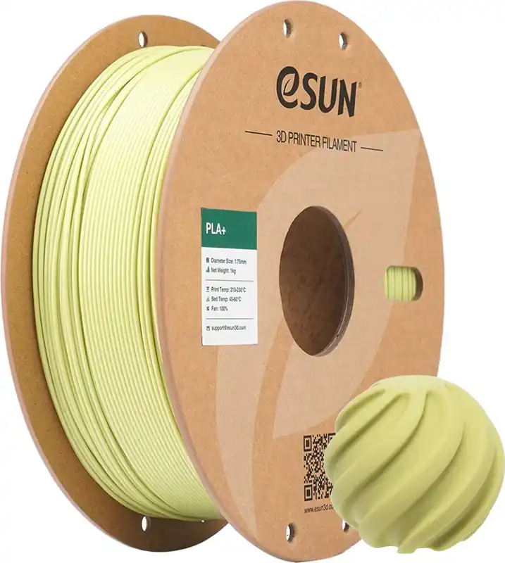 eSUN PLA+ Mustard Green, 1,75 mm / 1000 g Speciální Cena