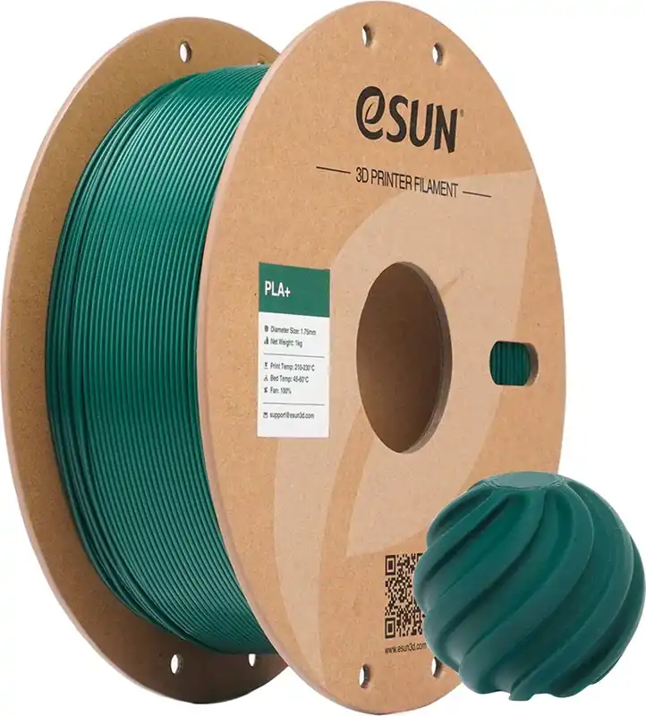 Oblíbený eSUN PLA+ Holly Green, 1,75 mm / 1000 g