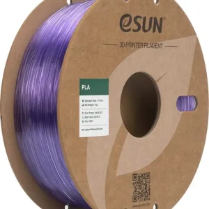 Tovární Cena eSUN PLA-Clear Translucent Light Purple, 1,75 mm / 1000 g