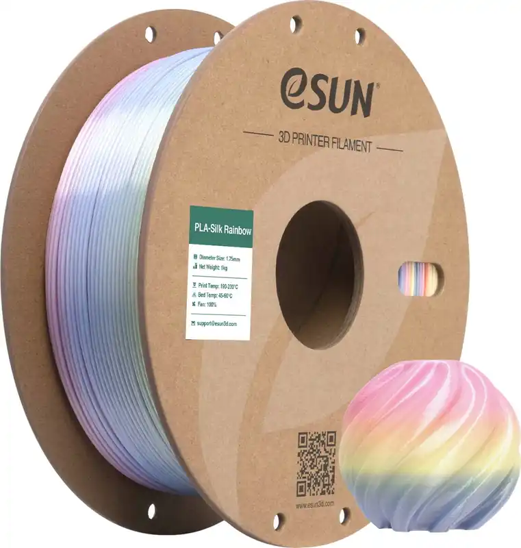 eSUN PLA-Silk Rainbow Jade Pool, 1,75 mm / 1000 g Jen Po Omezenou Doba