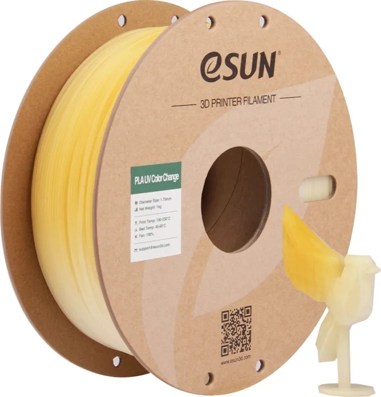 Must-Have eSUN PLA-UV Color Change Yellow, 1,75 mm / 1000 g
