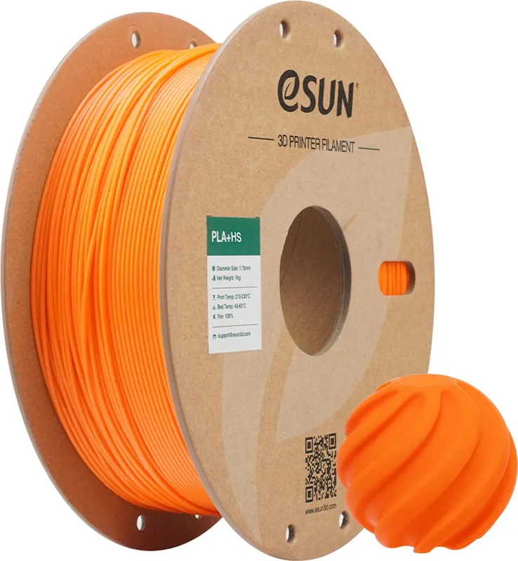Výhodná Nabídka eSUN PLA+HS Coral Orange, 1,75 mm / 1000 g