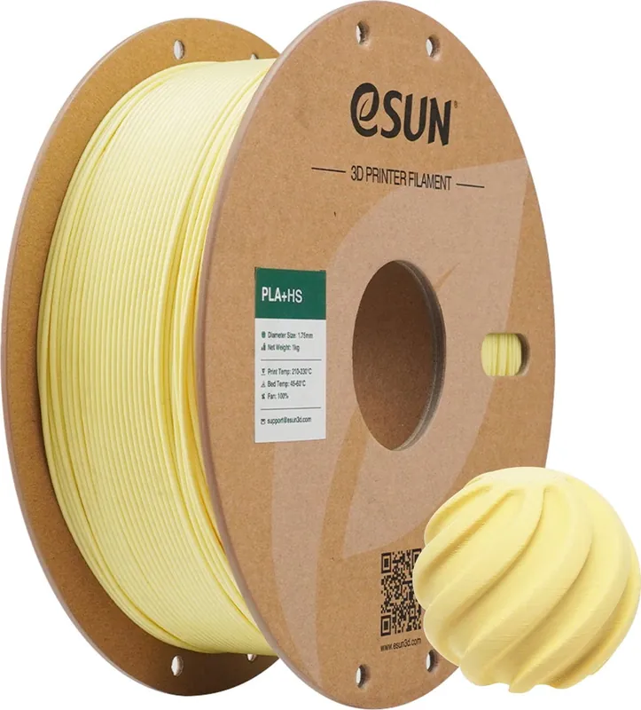 eSUN PLA+HS Almond Yellow, 1,75 mm / 1000 g Koupit Online