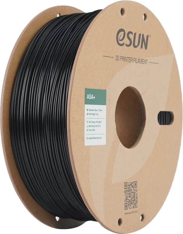 Nejlepší Volba eSUN ASA+ Black, 1,75 mm / 1000 g
