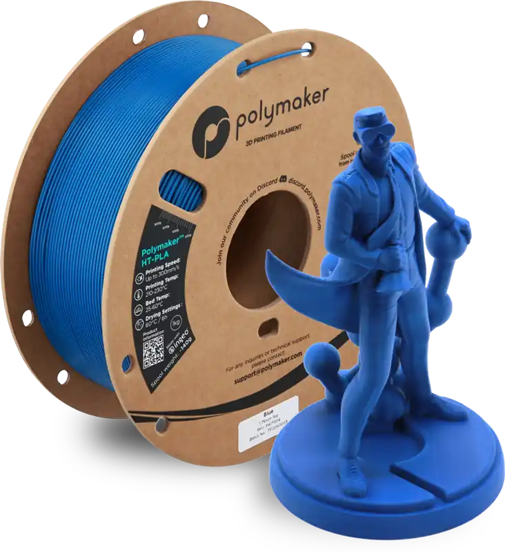 Ověřený Polymaker HT-PLA Blue, 1,75 mm / 1000 g