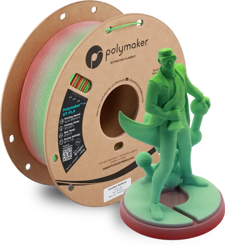 Must-Have Polymaker HT-PLA Gradient Rainbow, 1,75 mm / 1000 g