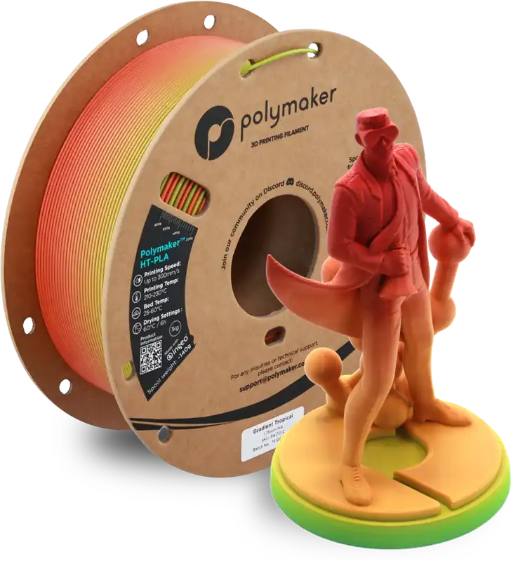 Polymaker HT-PLA Gradient Tropical, 1,75 mm / 1000 g Výhodná Nabídka