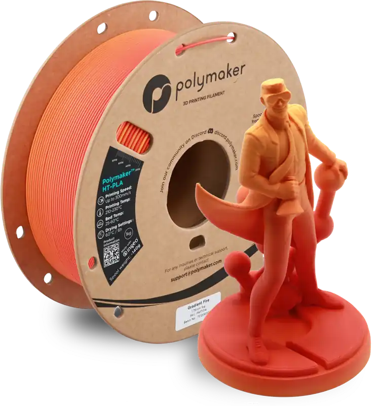 Hit Sezóny Polymaker HT-PLA Gradient Fire, 1,75 mm / 1000 g