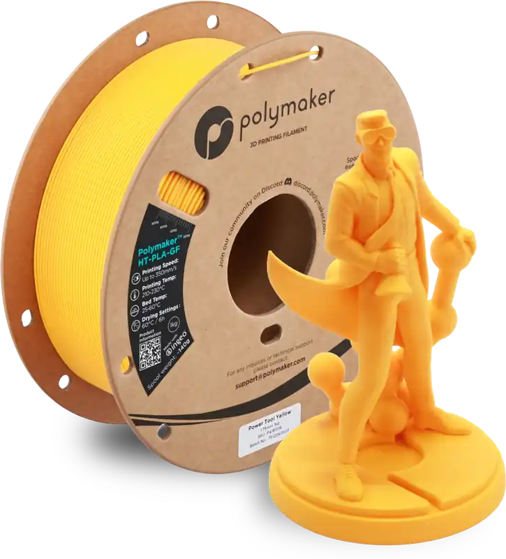 Polymaker HT-PLA-GF Power Tool Yellow, 1,75 mm / 1000 g Bezpečná Platba