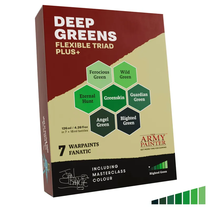 Nakupujte Hned The Army Painter Warpaints Fanatic: Deep Green Flexible Triad PLUS+