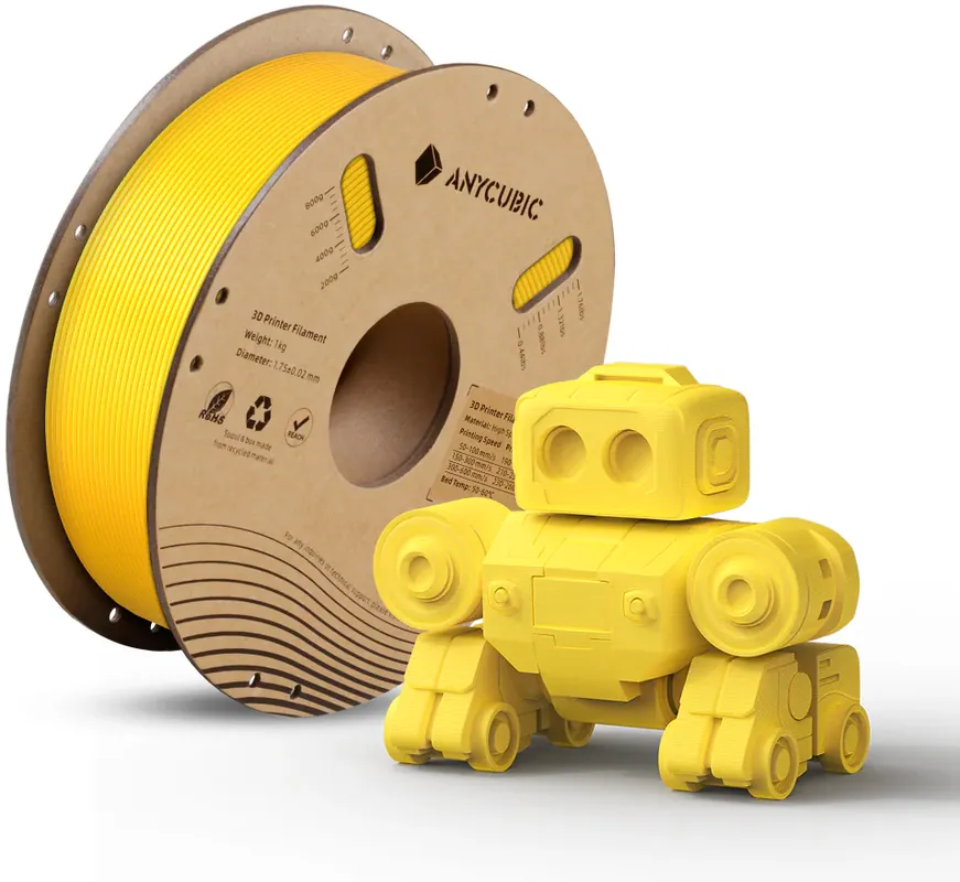 Anycubic PLA High Speed Vibrant Yellow, 1,75 mm / 1000 g Výhodná Nabídka