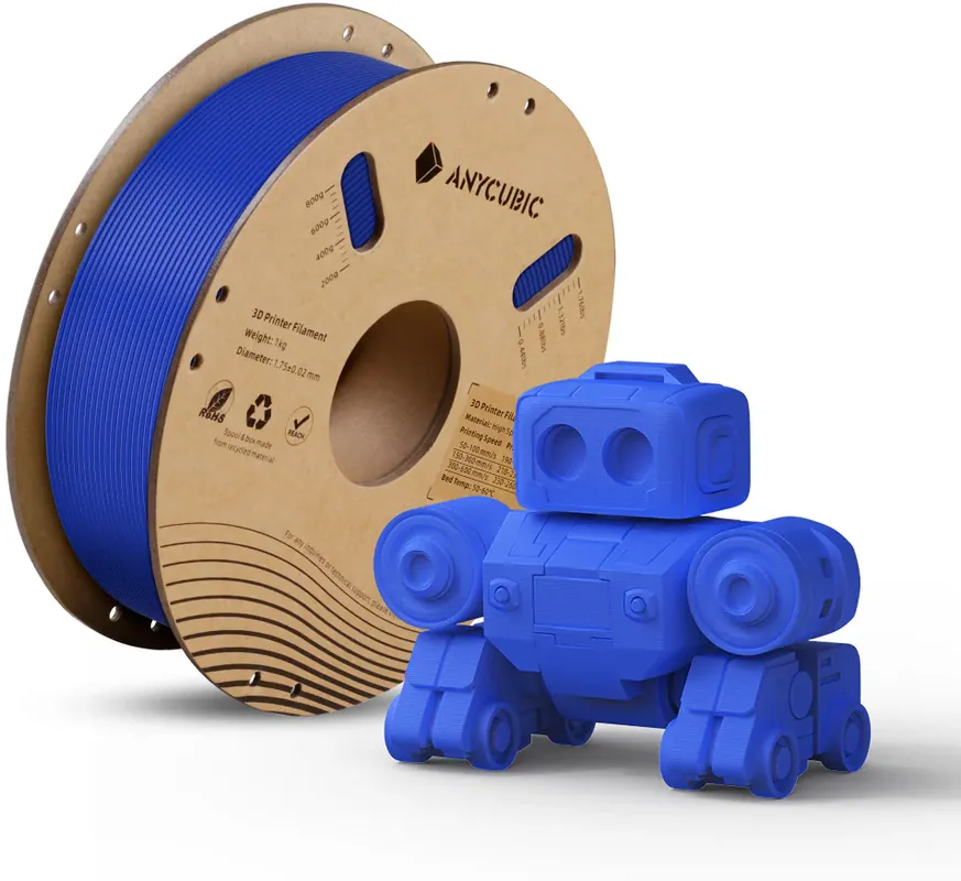 Časově Omezené Anycubic PLA High Speed Dazzling Blue, 1,75 mm / 1000 g