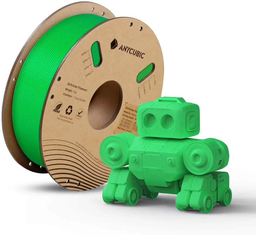 Novinka Anycubic PLA High Speed Classic Green, 1,75 mm / 1000 g