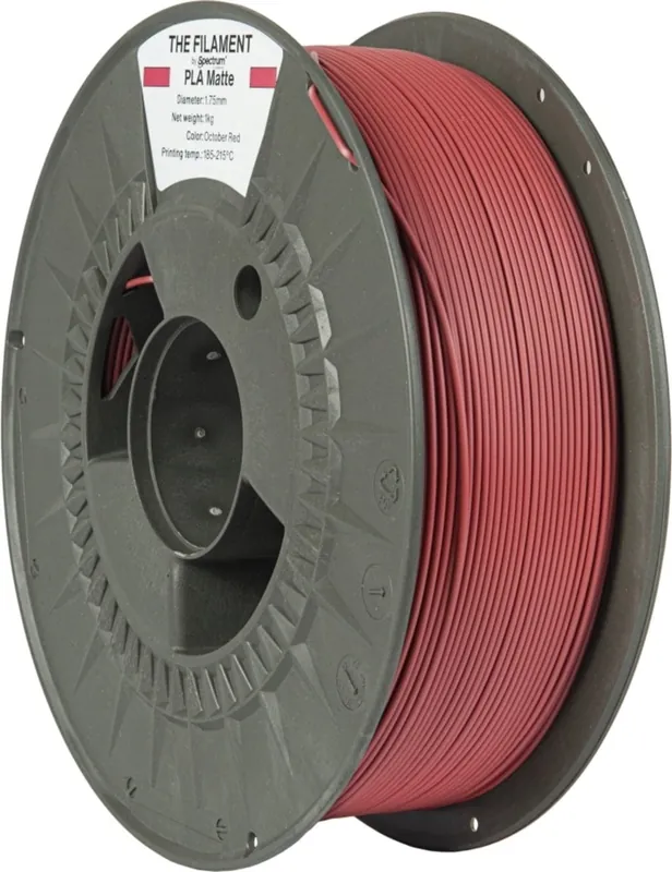 Jen Po Omezenou Doba The Filament PLA Matte October Red, 1,75 mm / 1000 g