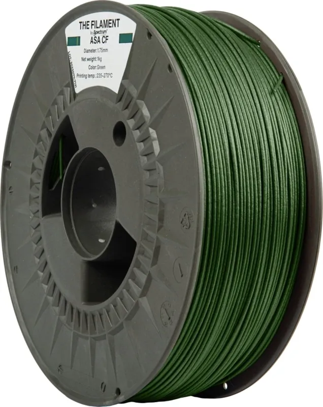 The Filament ASA CF Green, 1,75 mm / 1000 g Objednat Nyní