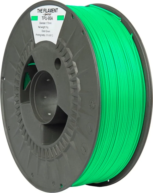 Nejprodávanější The Filament TPU-95A Green, 1,75 mm / 1000 g