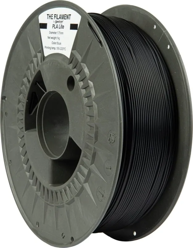 Nízká Cena The Filament PLA Lite Black, 1,75 mm / 1000 g