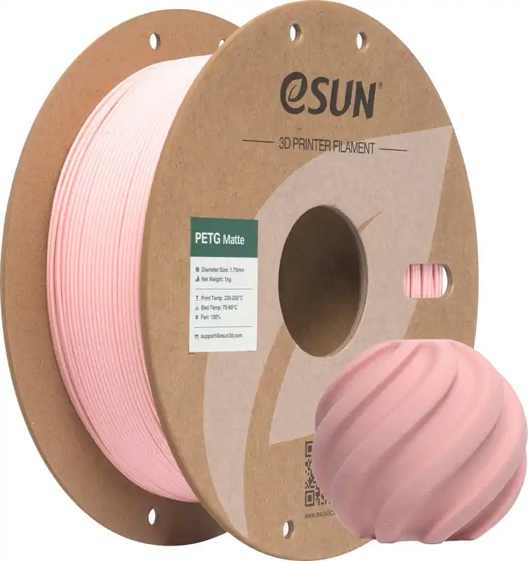 eSUN PETG-Matte Peach Pink, 1,75 mm / 1000 g Omezená Nabídka