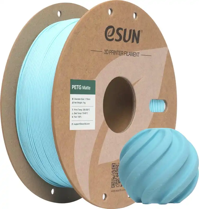 eSUN PETG-Matte Light Blue, 1,75 mm / 1000 g Levný