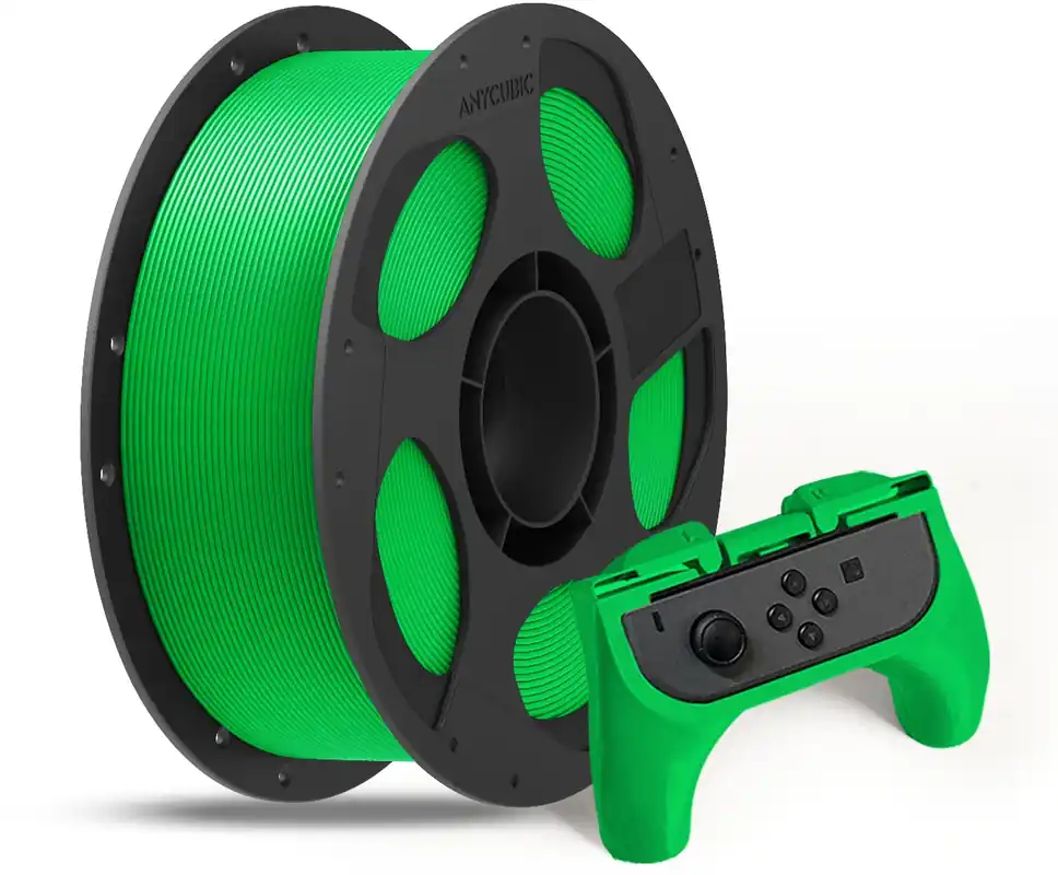 Anycubic PLA+ Green, 1,75 mm / 1000 g Finální Výprodej