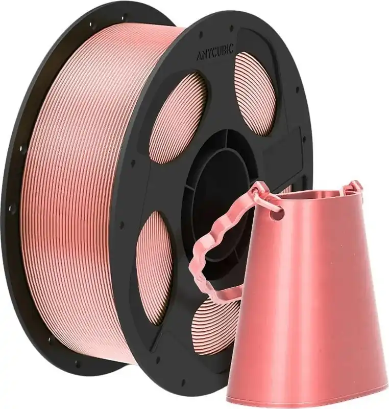 Rychlé Dodání Anycubic PLA Silk Pink, 1,75 mm / 1000 g