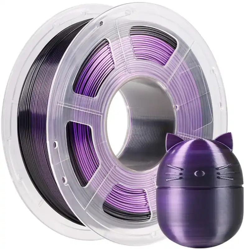 Anycubic PLA Silk Dual Color Black Purple, 1,75 mm / 1000 g Poslední Šance