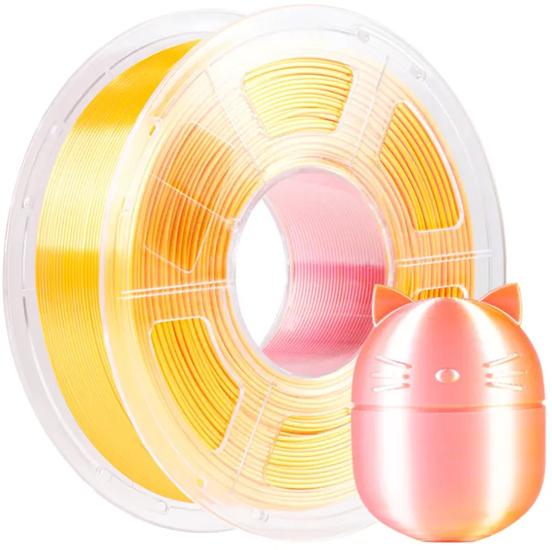 Aktuální Anycubic PLA Silk Dual Color Pink Gold, 1,75 mm / 1000 g
