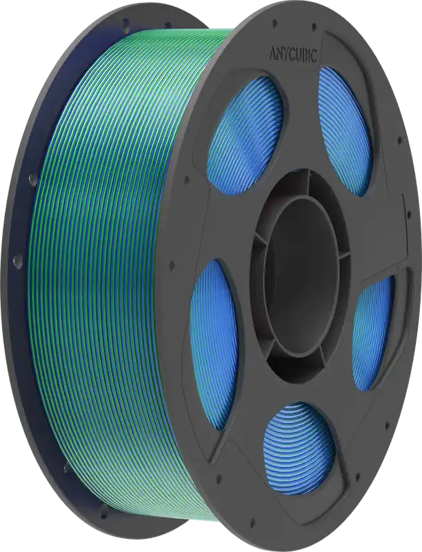 Anycubic PLA Silk Dual Color Blue Green, 1,75 mm / 1000 g Výprodej