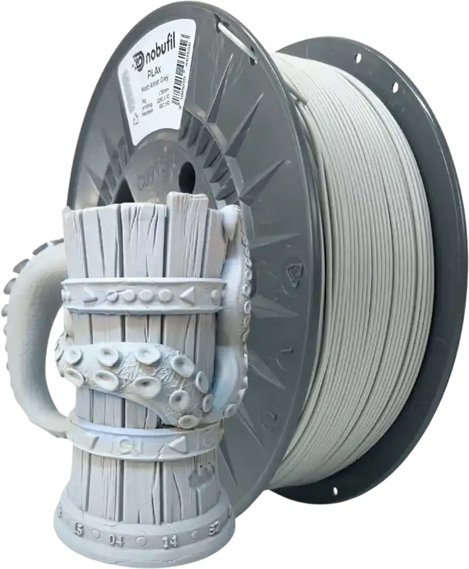Výhodná Nabídka Nobufil PLAx Matt Artist Grey, 1,75 mm / 1000 g