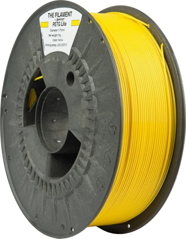 Vysoce Kvalitní The Filament PETG Lite Yellow, 1,75 mm / 1000 g