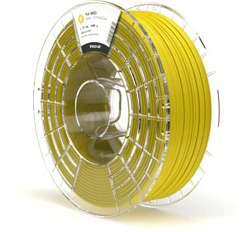 Bezpečná Platba Extrudr PLA Basic CMYK Litho Yellow, 1,75 mm / 1000 g