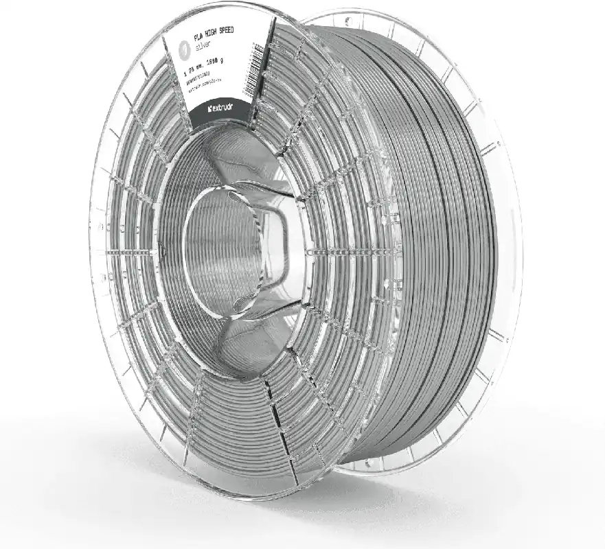Přímo Od Výrobce Extrudr PLA High Speed Silver, 1,75 mm / 1000 g